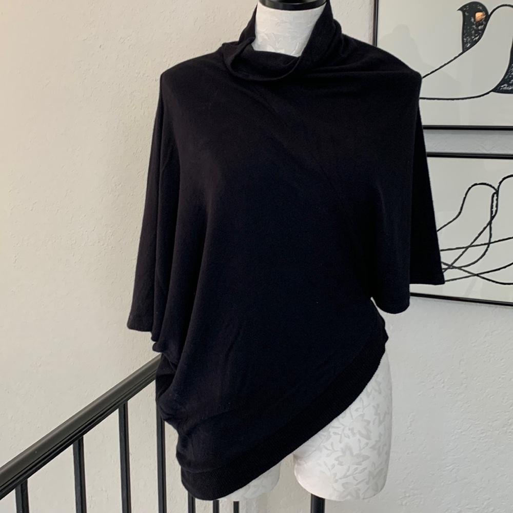 HL Asymmetrical mock neck sweater